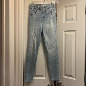 Good American good waist crop Jean